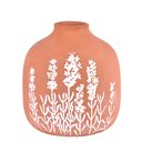 Ver imagem 1 de Vaso Decorativo em Terracota com Lavandas em Branco 15cm
