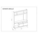 Ver imagem 3 de Estante Home para TV até 55 Polegadas Idealle Caemmun