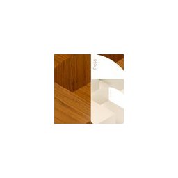Mesa de Jantar Nápoles 4 Lugares 120x90cm Tampo Vidro e MDF  Sem Cadeiras - ÉdeCasaMóveis                                                       - 2