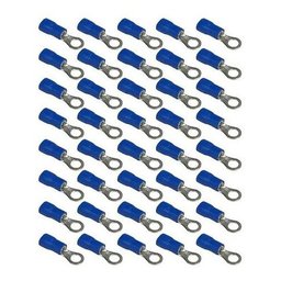 200un Terminal Anel Rv2-5 Azul Pré Isolado 1,5mm - 2,5mm - 9