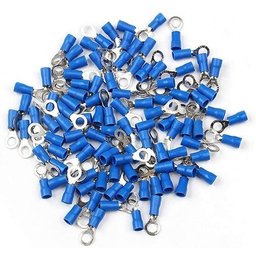 200un Terminal Anel Rv2-5 Azul Pré Isolado 1,5mm - 2,5mm - 10