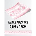 Ver imagem 5 de Faixa Decorativa Adesiva (autocolante) - Arabesco Rosa