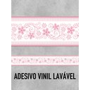 Ver imagem 2 de Faixa Decorativa Adesiva (autocolante) - Arabesco Rosa