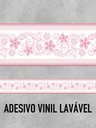 Ver imagem 2 de Faixa Decorativa Adesiva (autocolante) - Arabesco Rosa