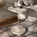 Ver imagem 1 de Mesa de Apoio Bia 100% Mdf Off White - Pnr Móveis