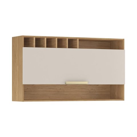 Armário Aéreo Itatiaia Porto 120cm 1 Porta Basculante Off White