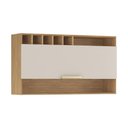Ver imagem 1 de Armário Aéreo Itatiaia Porto 120cm 1 Porta Basculante Off White
