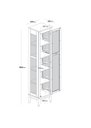 Ver imagem 5 de Cristaleira 1 Porta Off White