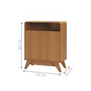 Ver imagem 3 de Buffet Decorativo 2 Portas Madeira Nature