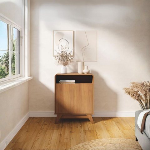 Buffet Decorativo 2 Portas Madeira Nature