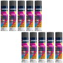 Ver imagem 2 de Tinta Spray 400ml Preto Brilhante Uso Geral em Aço Ferro Gesso Cerâmica Couro | Universo | Kit 10 Un