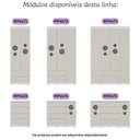 Ver imagem 6 de Guarda-roupa Infantil 92cm com Vidro 3 Portas e 2 Gavetas Sonho Multimóveis Mp4472 Branco/off White