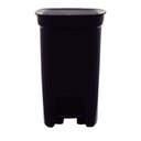 Ver imagem 5 de Lixeira Preta Tramontina Compact Plástica com Pedal 10l Casa Banheiro Escritório
