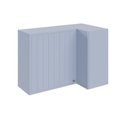 Ver imagem 4 de Armário Aéreo Planejado Canto Reto 2 Portas Marselha CabeCasa MadeiraOriginals Azul/Sereno