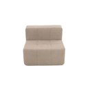 Ver imagem 1 de Sofá Modular Central 1 Lugar Fixo 84cm Boucle Bege Kappesberg
