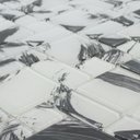 Ver imagem 2 de Pastilha de Vidro para Cozinha Cristal Monet Branco 30x30cm