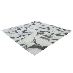 Pastilha de Vidro para Cozinha Cristal Monet Branco 30x30cm - 4