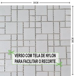 Pastilha de Vidro para Cozinha Cristal Monet Branco 30x30cm - 7