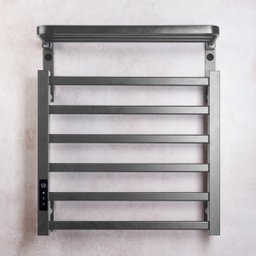 Toalheiro Elétrico Térmico Aquecido 45x 50 Cinza 220v - 8