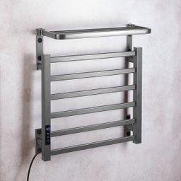 Toalheiro Elétrico Térmico Aquecido 45x 50 Cinza 220v - 7