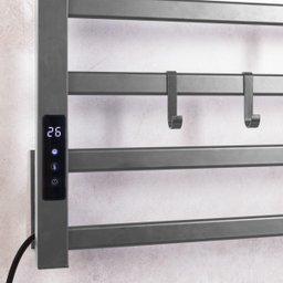 Toalheiro Elétrico Térmico Aquecido 45x 50 Cinza 220v - 10