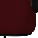 Ver imagem 4 de Poltrona Namoradeira Sofá Orgânico 2 Lugares Beatriz Suede Composê Corino Preto - Suede Bordo
