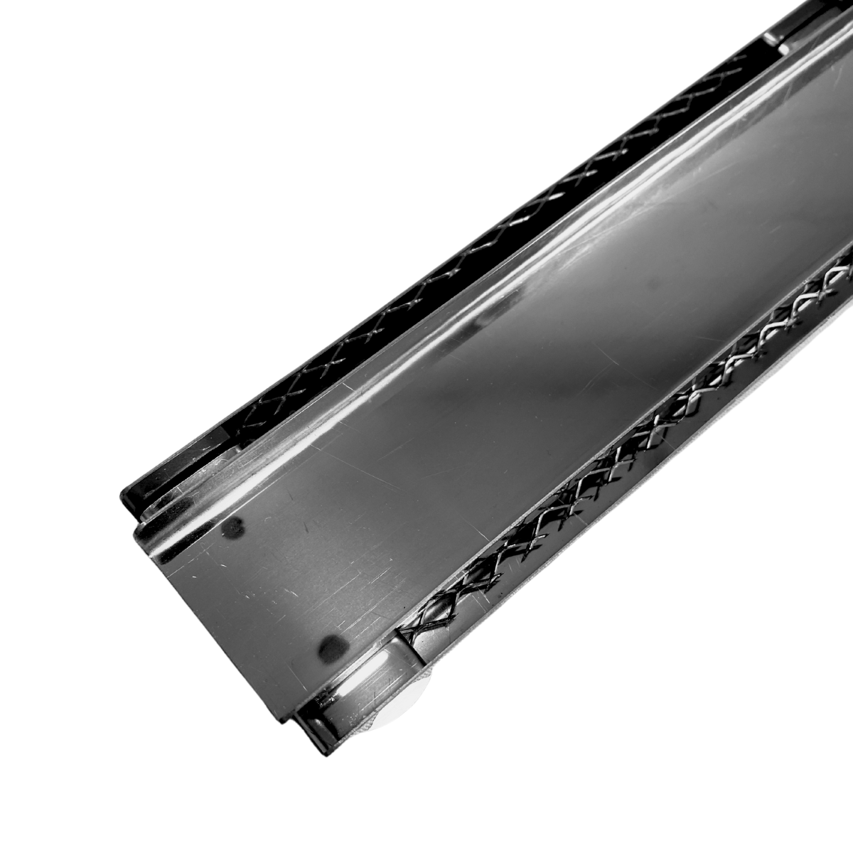 Ralo Linear Estreito Infinito para Piscinas 5x100 Inox Cola Piso Discreto - 2