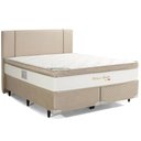 Ver imagem 2 de Cama Box com Cabeceira Herval Queen Pallace Bambu, 71x158x198 cm, Molas Ensacadas