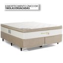 Ver imagem 3 de Cama Box com Cabeceira Herval Queen Pallace Bambu, 71x158x198 cm, Molas Ensacadas