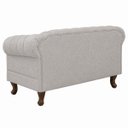 Ver imagem 4 de Namoradeira Chesterfield Duque 2 Lugares em Bouclê Cinza