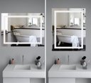 Ver imagem 3 de Espelho Led 66x46 Retangular 30w Touch Horizontal Vertical 4200k Bivolt