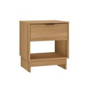 Ver imagem 1 de Mesa Cabeceira Infantil 1145 c/1 Gaveta Amadeirado Cedro Carraro