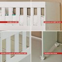 Ver imagem 3 de Mini Berço Moises com Colchao e Rodizios Bbi54 Branco Dtall