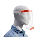 Ver imagem 3 de Máscara Facial Roma Viseira Transparente Ajustável 24x24cm