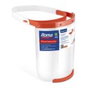 Ver imagem 4 de Máscara Facial Roma Viseira Transparente Ajustável 24x24cm