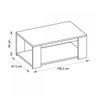 Mesa de Centro Retangular Mila Caemmun - 3