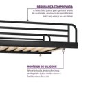 Ver mais imagens de Bicama em Ferro Aço Carbono Tubular Teko Casatema MadeiraOriginals Preto/Fosco/Álamo