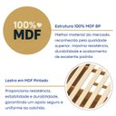 Ver imagem 5 de Cama de Casal 4 Gavetas MDF Aurora Yescasa Marrom/Carvalho Hanover