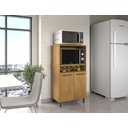 Ver imagem 2 de Balcão Freijo para Forno e Micro-ondas com 02 Portas Espaçoso Moderno Np