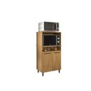 Ver imagem 1 de Balcão Freijo para Forno e Micro-ondas com 02 Portas Espaçoso Moderno Np