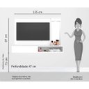 Ver imagem 6 de Painel Suspenso para TVs 43 Polegadas Multifincional Single Espresso Móveis