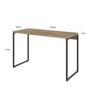 Ver imagem 3 de Mesa de Escritório Studio 120cm Industrial Carvalho e Preto Marrom