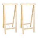 Ver imagem 1 de Ferramenta P/ Ateliês e Bancadas Par Cavaletes Madeira