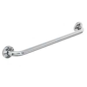 Barra de Apoio 80cm Inox Idoso Cadeirante Acessibilidade Box Banheiro Suporte Deficiente Corrimao Ev