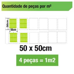 Deck de Madeira Modular 50x50 Cm sem Pintura Neonx - 9