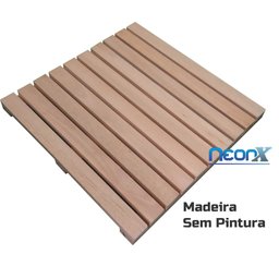 Deck de Madeira Modular 50x50 Cm sem Pintura Neonx - 11