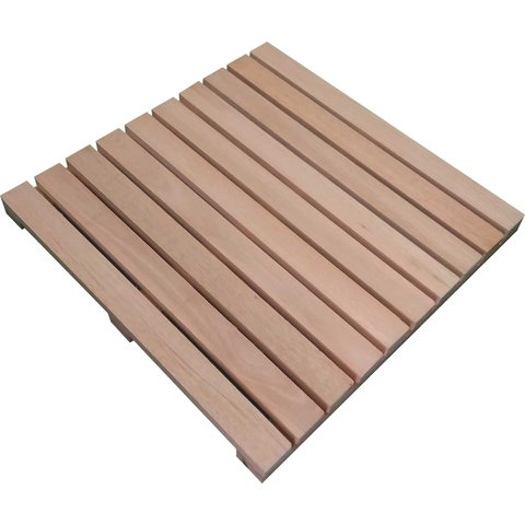 Deck de Madeira Modular 50x50 Cm sem Pintura Neonx