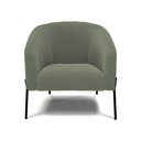 Ver imagem 6 de Poltrona Decorativa Pé de Ferro Preto Kit 2 Stella Bouclê D03 Verde Pistache
