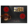 Gtkzw Cooktop Elétrico 30" 6800w com 4 Queimadores e Tela Touch (preto) - 1