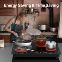 Ver imagem 3 de Gtkzw Cooktop Elétrico 30" 6800w com 4 Queimadores e Tela Touch (preto)